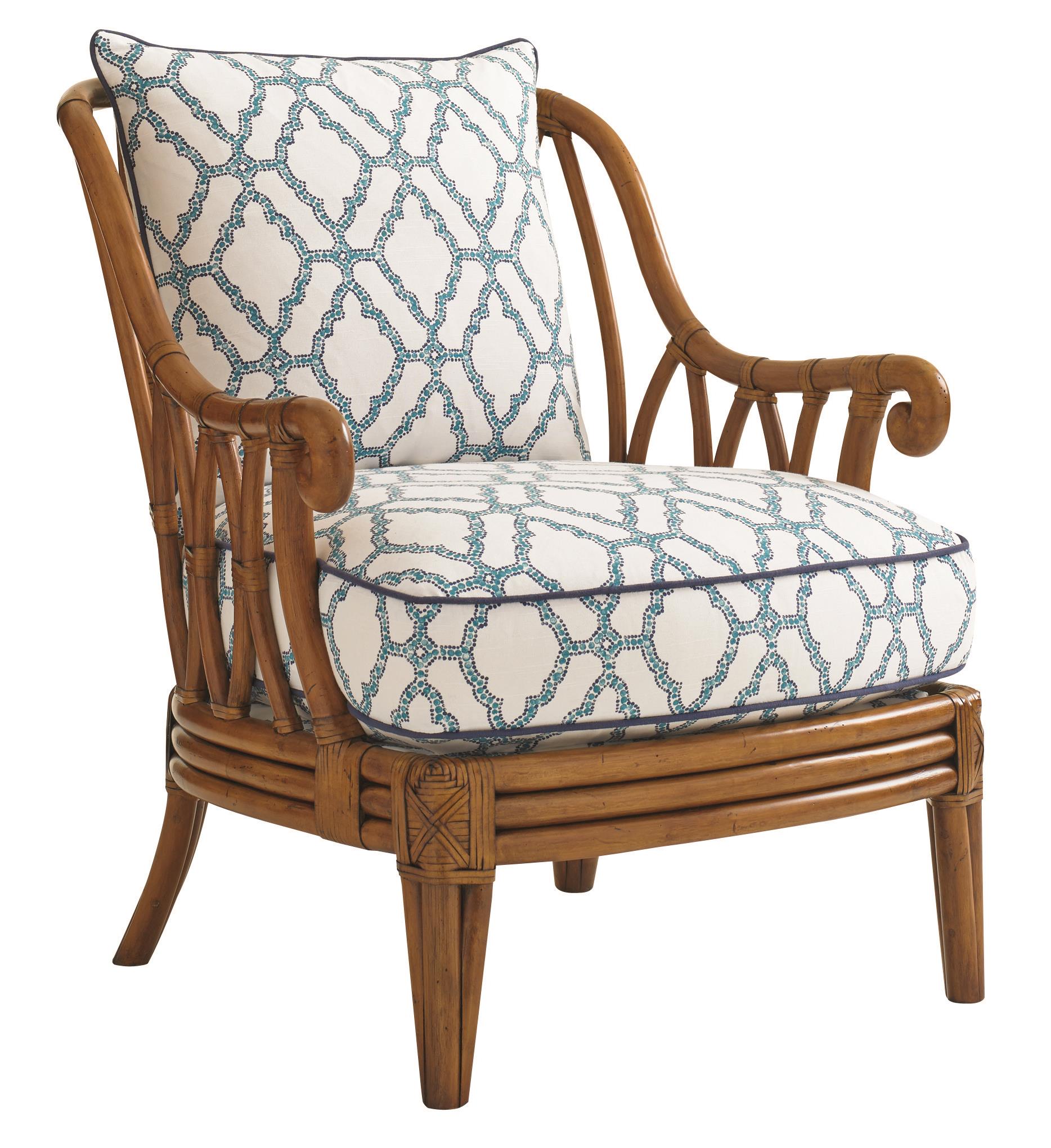 Tommy Bahama Home Beach House 165311 Ocean Breeze Chair with Exposed